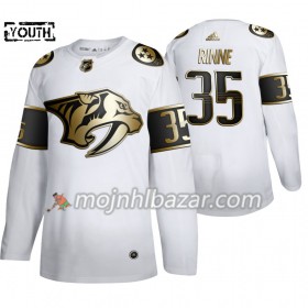 Dresovi Nashville Predators Pekka Rinne 35 Adidas 2019-2020 Golden Edition Bijela Authentic - Dječji